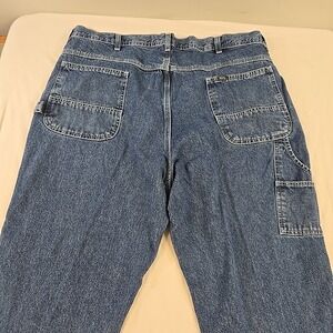 KEY Carpenter Dungaree Jeans Men's 42 x 30 Relaxed Fit Straight Cut